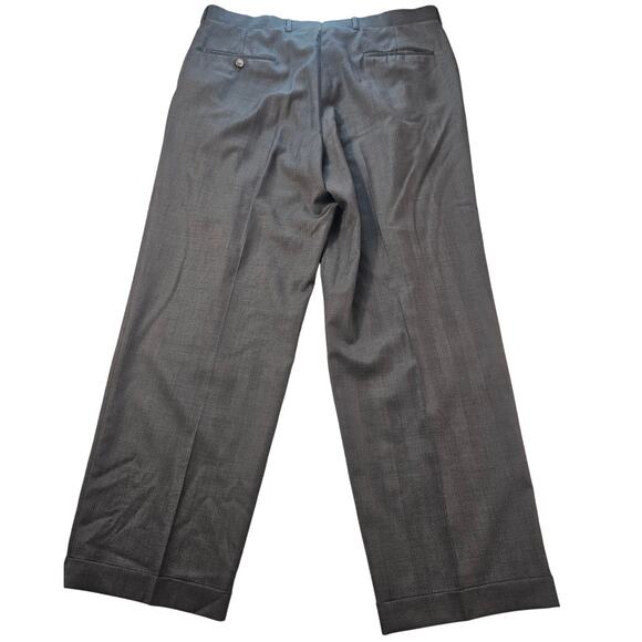 38x30 union made cuffed business proffesional slacks dress pants vintage 80s ^ - Picture 2 of 7